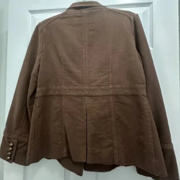 Brown Marc Jacobs Vintage Double Breasted Military Utility Jacket Size L - Picture 5 of 7